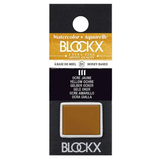 Aquarelle Ocre Jaune - Demi. BLOCKX