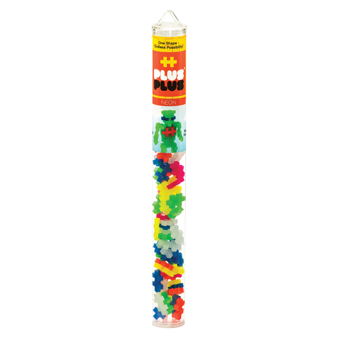 TUBE - MÉLANGE NÉON - 70pcs - PLUS PLUS