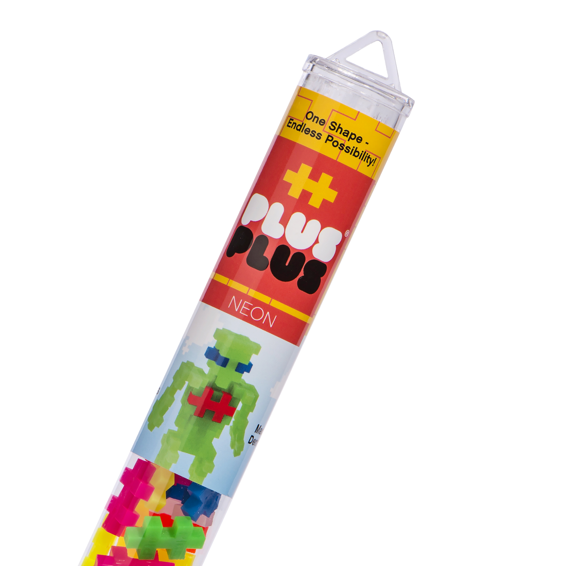 TUBE - MÉLANGE NÉON - 70pcs - PLUS PLUS