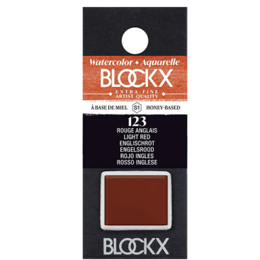 Aquarelle Rouge Clair - Demi. BLOCKX