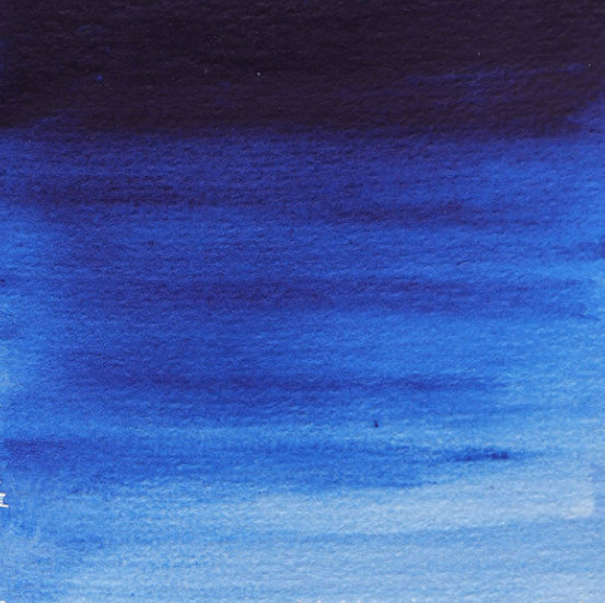 Aquarelle Agrafé Bleu - Demi. BLOCKX