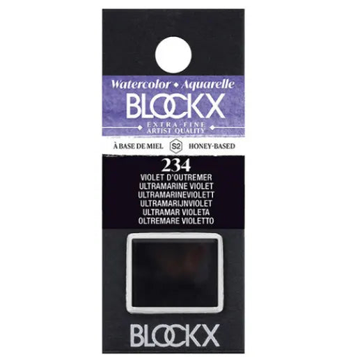 Aquarelle Violet Outremer - Demi. BLOCKX