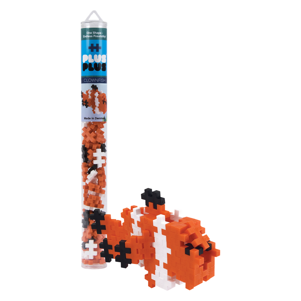 TUBE - POISSON CLOWN - 70 pcs PLUS PLUS