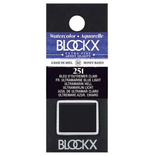 Aquarelle Français Bleu Outremer Clair - Demi. BLOCKX