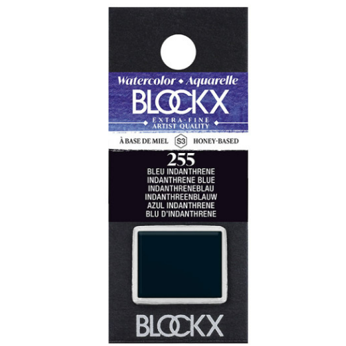Aquarelle Bleu Indanthrène - Demi. BLOCKX