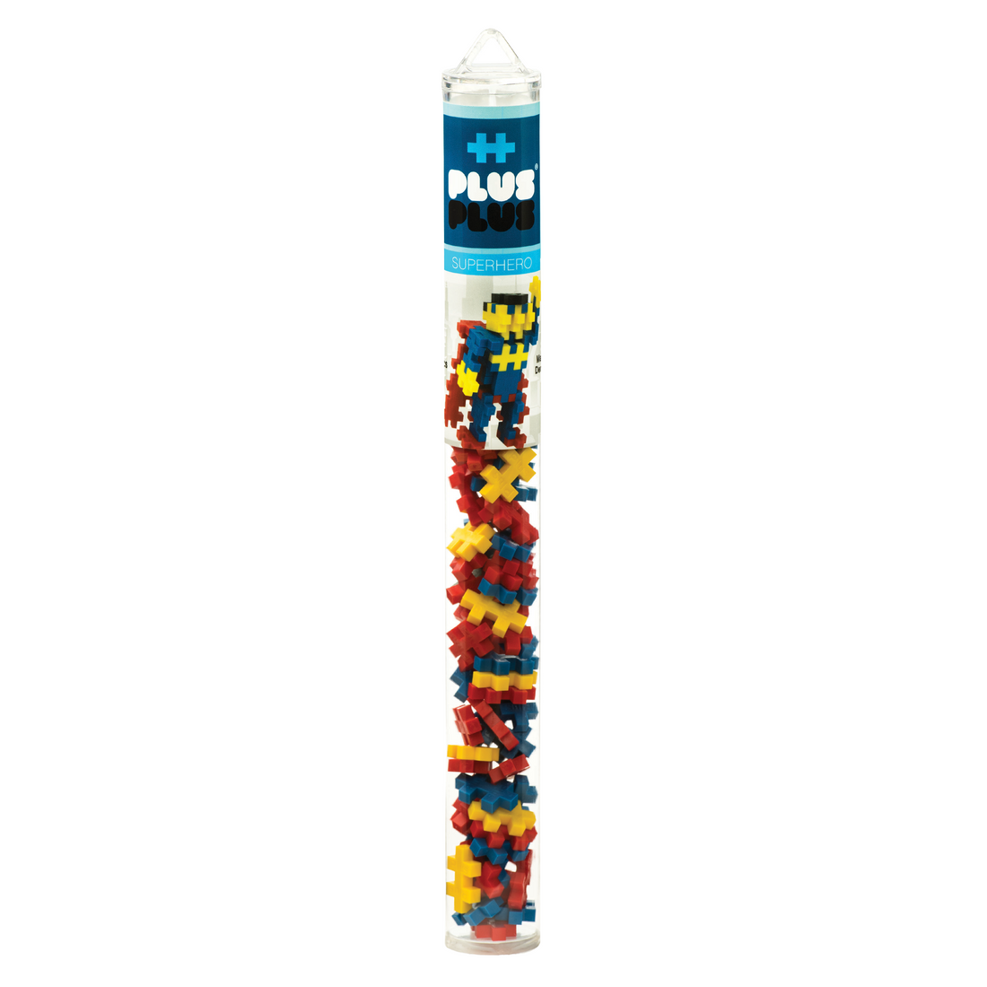 TUBE - SUPER HÉRO - 70pcs - PLUS PLUS