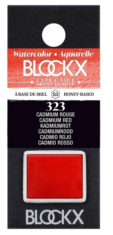 Aquarelle Rouge Cadmium - Demi. BLOCKX