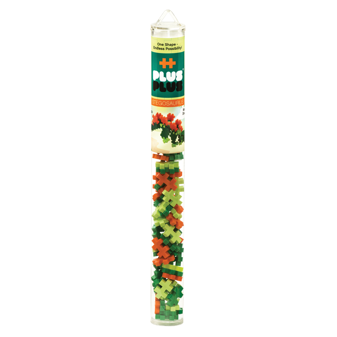 TUBE - STÉGOSAURE - 70pcs - PLUS PLUS