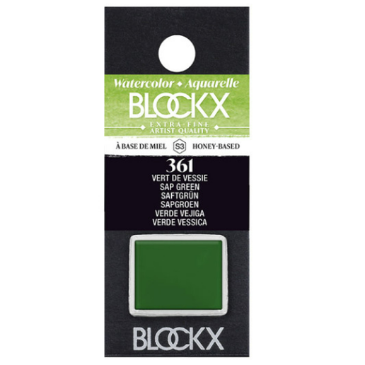 Aquarelle Vert Sève - Demi. BLOCKX