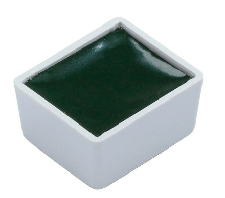 Aquarelle Vert Olive - Demi. BLOCKX