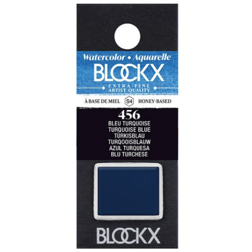 Aquarelle Bleu Turquoise - Demi. BLOCKX