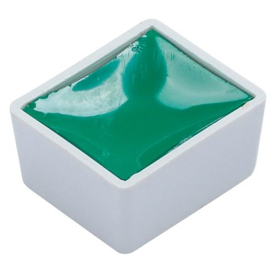 Aquarelle Vert Cobalt - Demi. BLOCKX