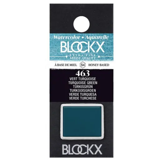 Aquarelle Vert Turquoise - Demi. BLOCKX