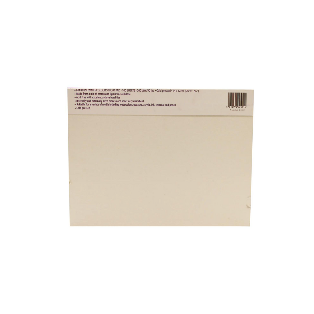 Bloc aquarelle collé Goldline Studio 200G 100 feuilles (24 x 32 cm) by CLAIREFONTAINE