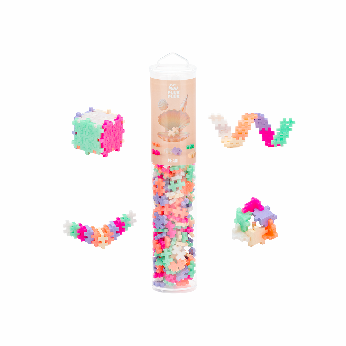 TUBE - MÉLANGE PERLÉ - 240pcs - PLUS PLUS