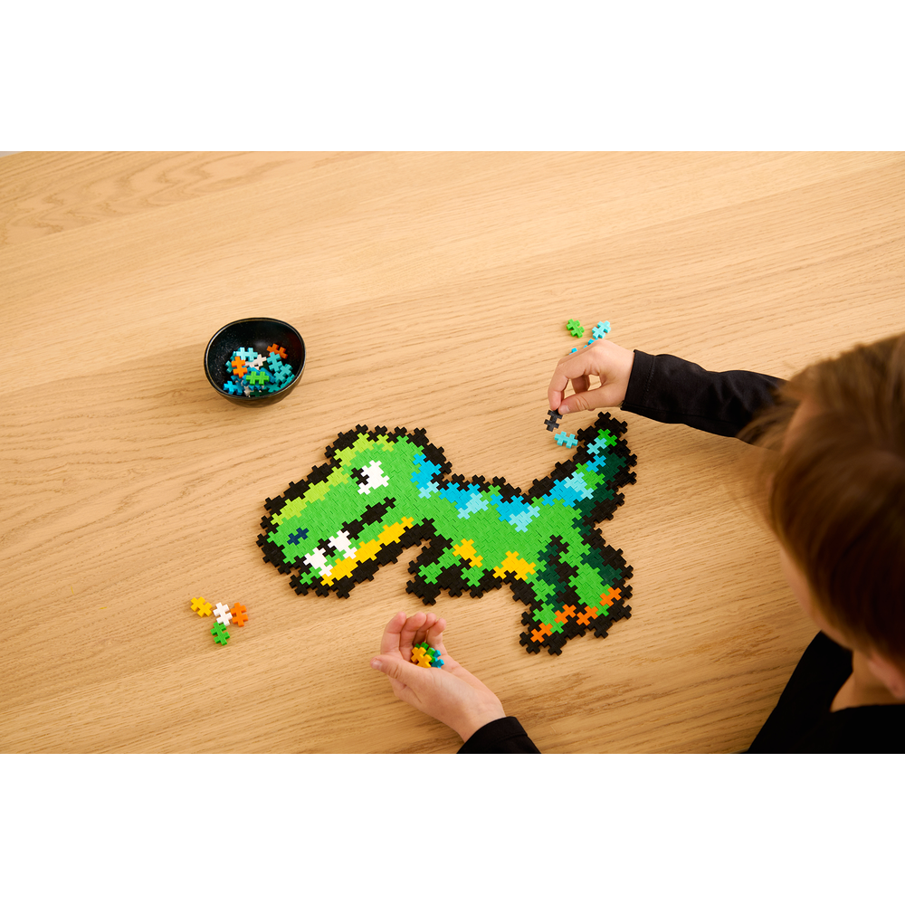 PUZZLE BY NUMBER - T-REX - 250pcs PLUS PLUS