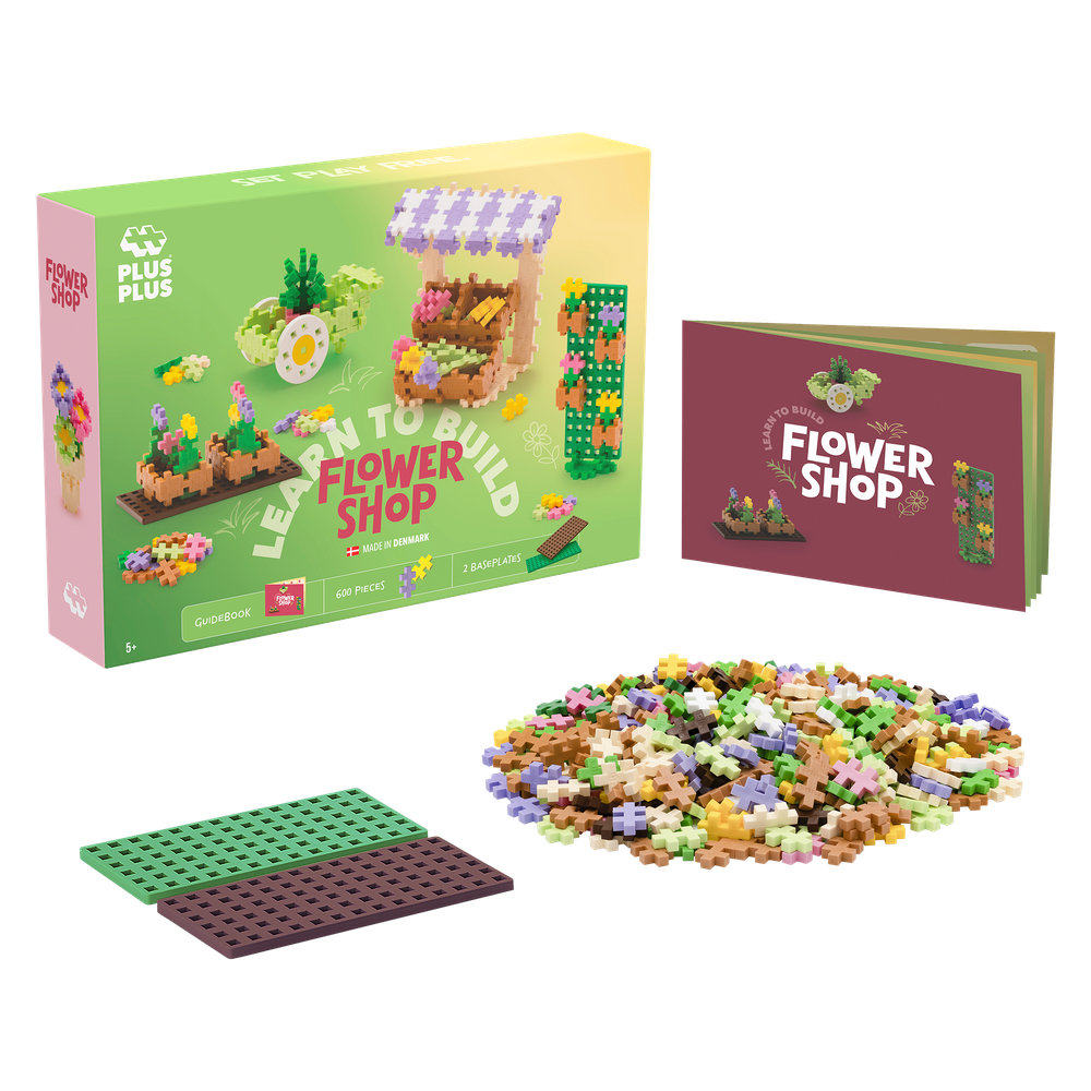 LEARN TO BUILD - MARCHÉ DE FLEURS PLUS PLUS