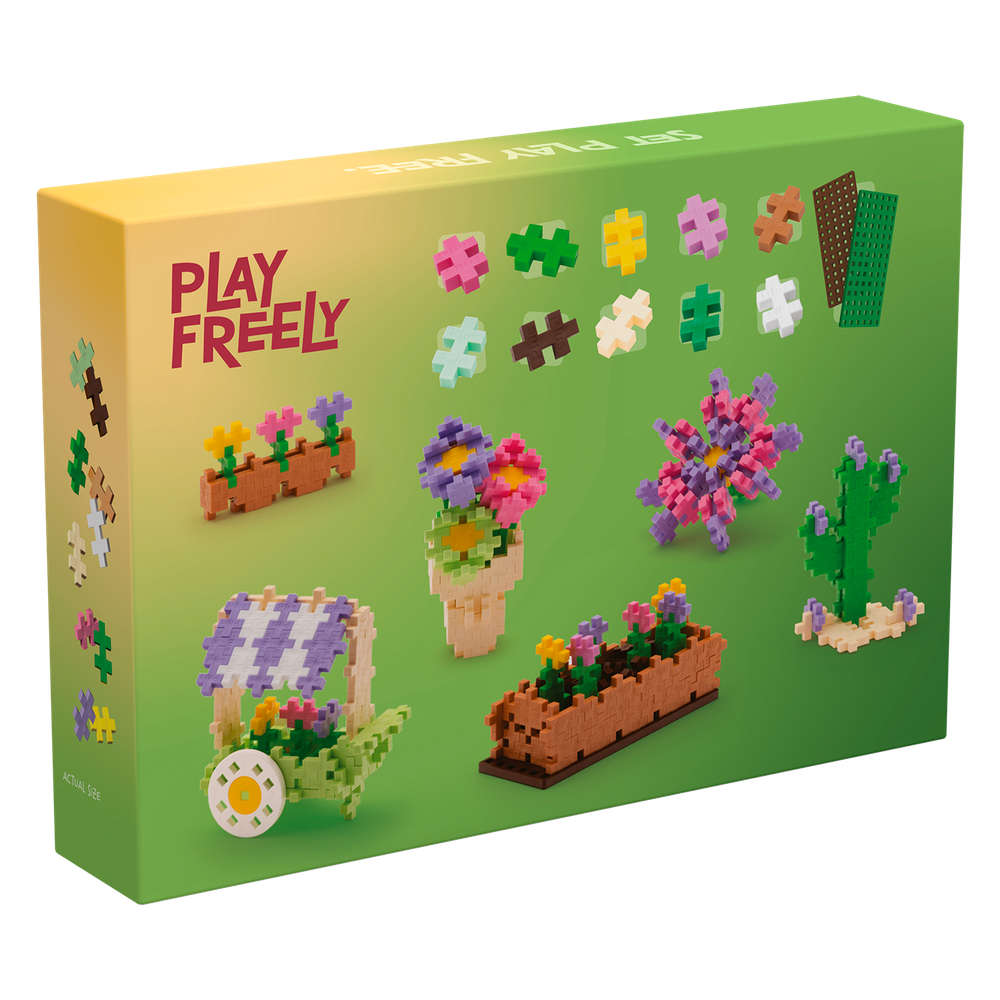LEARN TO BUILD - MARCHÉ DE FLEURS PLUS PLUS