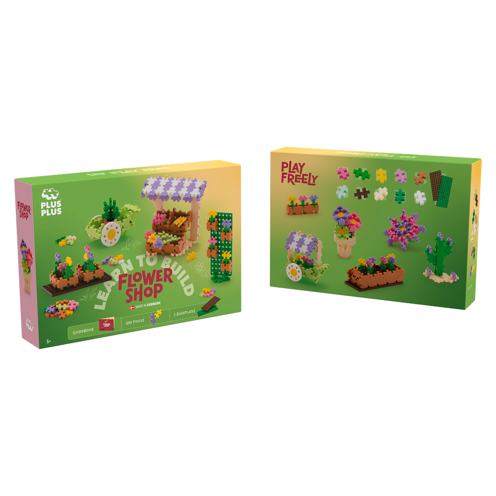 LEARN TO BUILD - MARCHÉ DE FLEURS PLUS PLUS