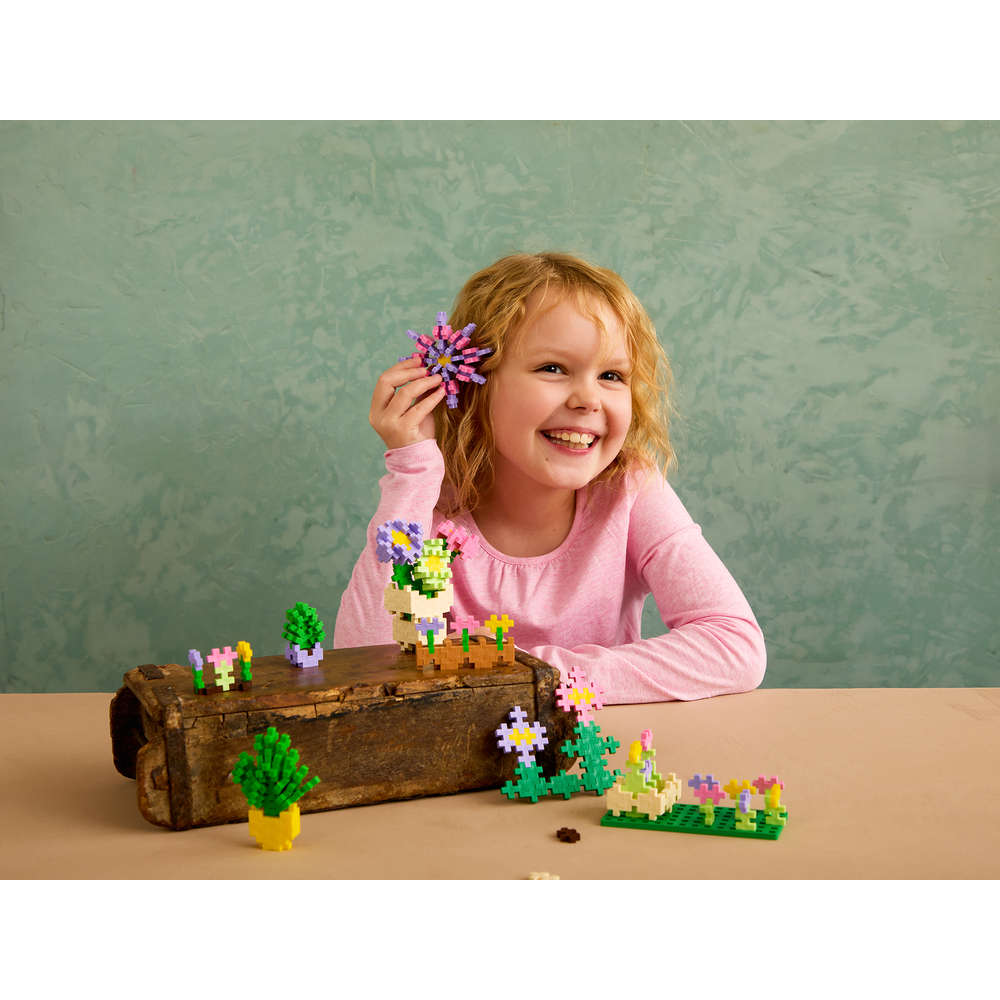 LEARN TO BUILD - MARCHÉ DE FLEURS PLUS PLUS