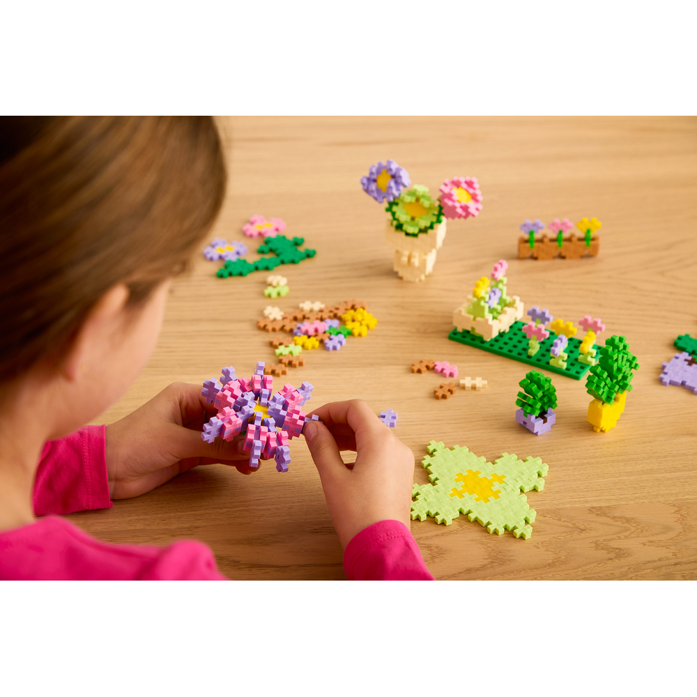 LEARN TO BUILD - MARCHÉ DE FLEURS PLUS PLUS