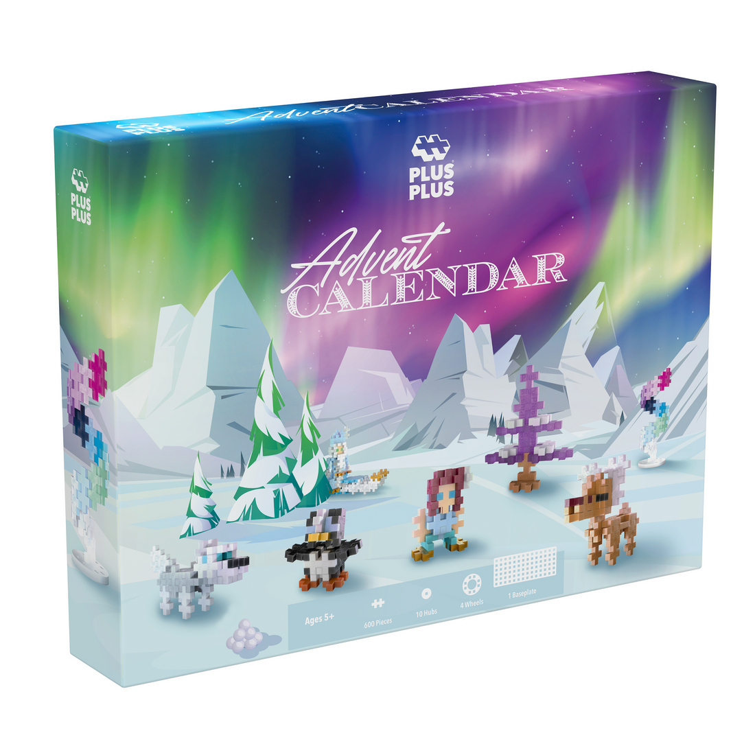 CALENDRIER DE L'AVENT  - L'AVENTURE DES AURORES BORÉALES DU PÈRE NOËL - 600 PIÈCES