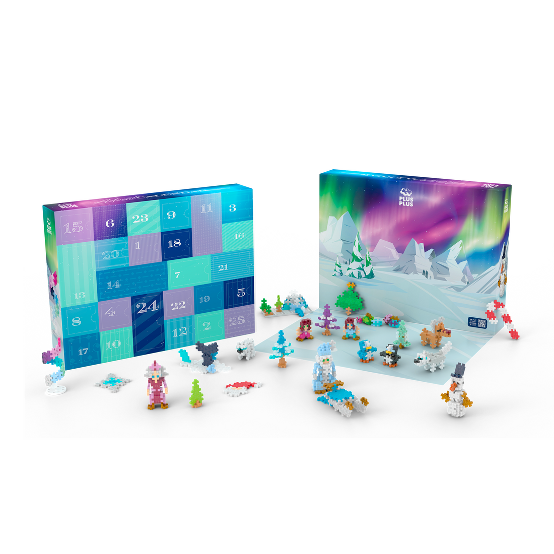 CALENDRIER DE L'AVENT  - L'AVENTURE DES AURORES BORÉALES DU PÈRE NOËL - 600 PIÈCES
