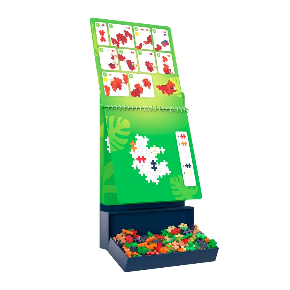 PUZZLE BY NUMBER - CARNET D'ACTIVITÉS - DINOSAURES - 125pcs PLUS PLUS