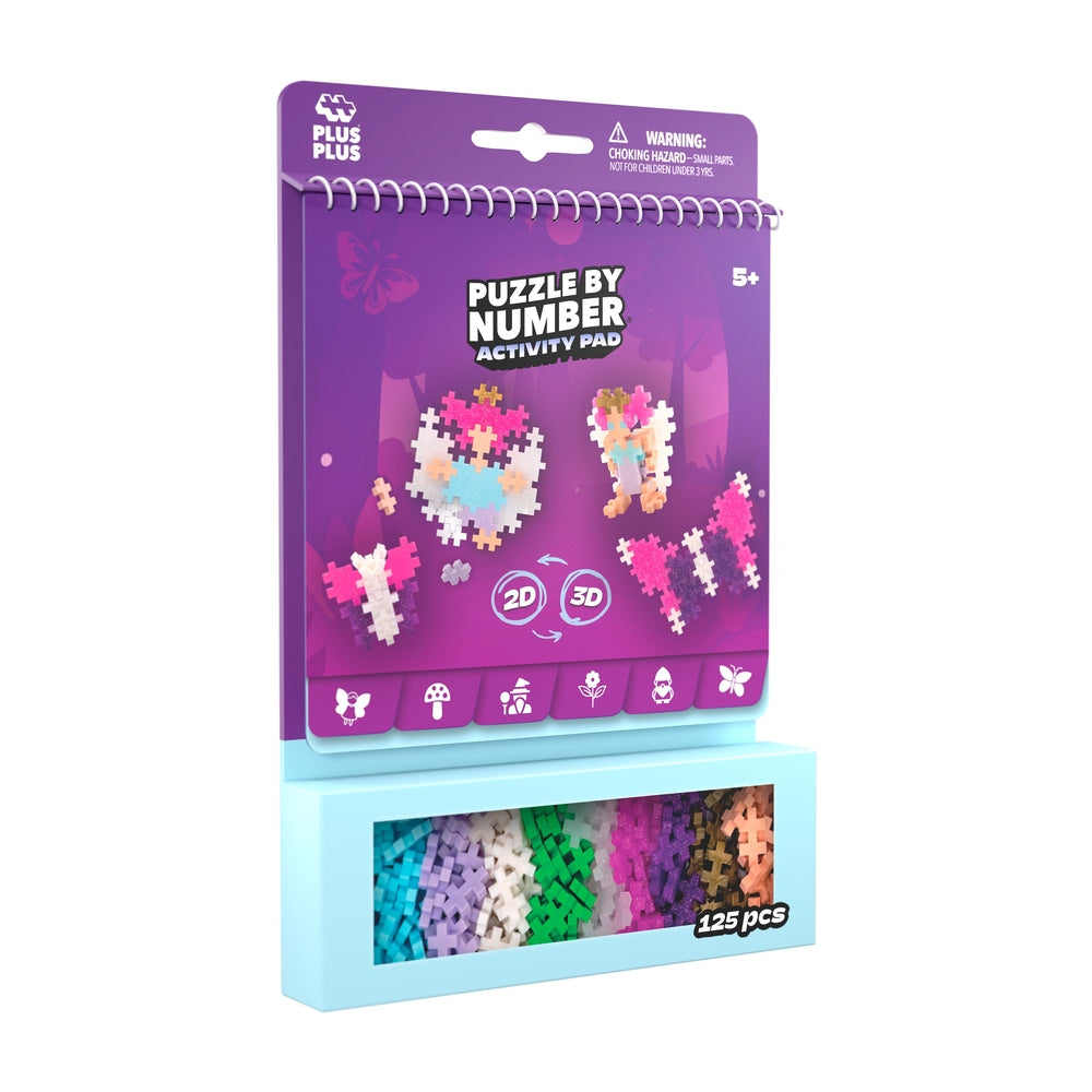 PUZZLE BY NUMBER - CARNET D'ACTIVITÉS - 125PCS PLUS PLUS