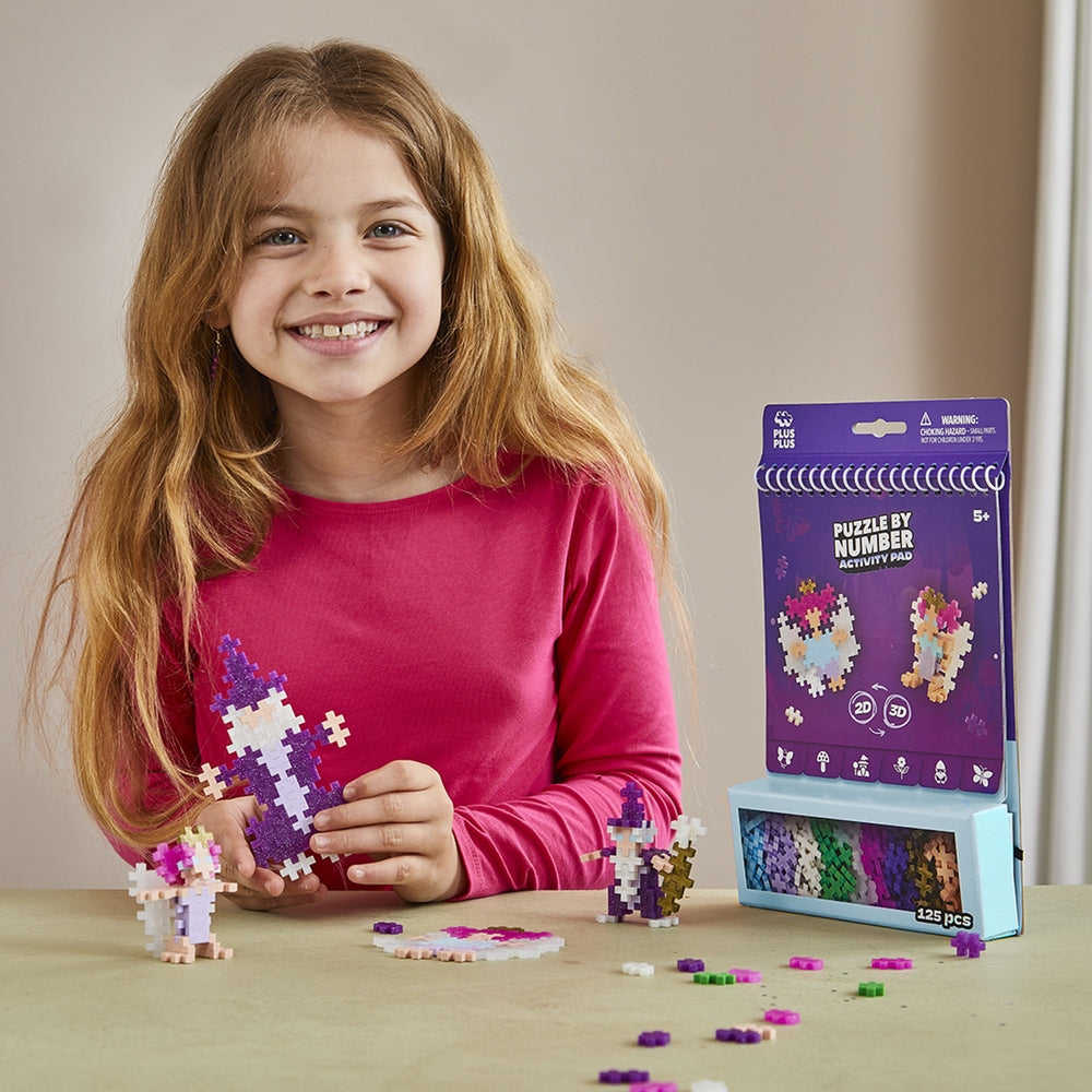 PUZZLE BY NUMBER - CARNET D'ACTIVITÉS - 125PCS PLUS PLUS