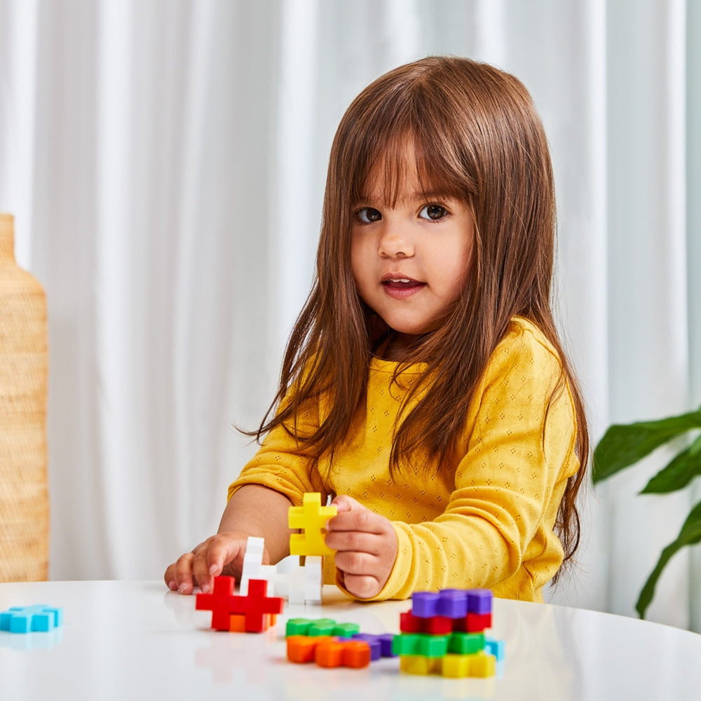 TUBE - BIG - ARC-EN-CIEL - 15pcs PLUS PLUS