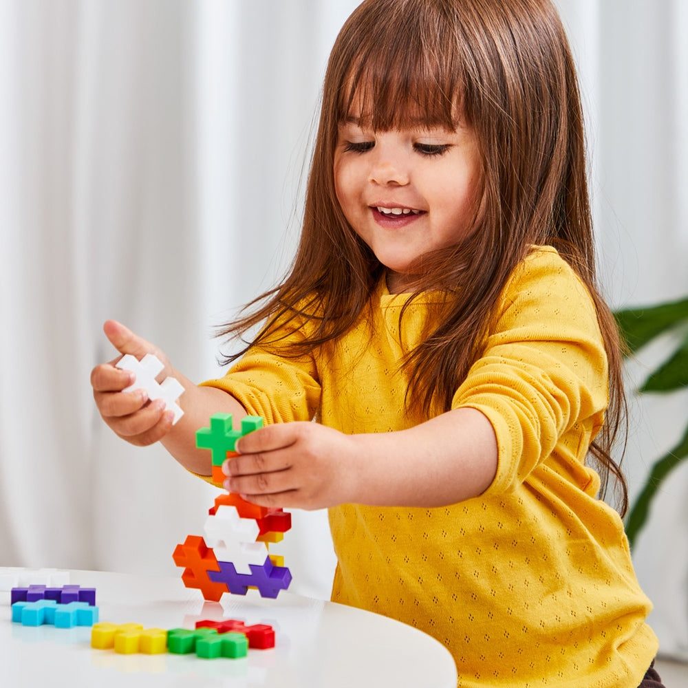 TUBE - BIG - ARC-EN-CIEL - 15pcs PLUS PLUS