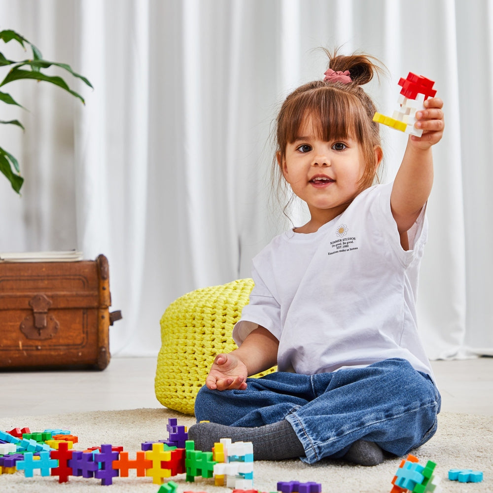 BIG - MÉLANGE ARC-EN-CIEL - 100pcs PLUS PLUS