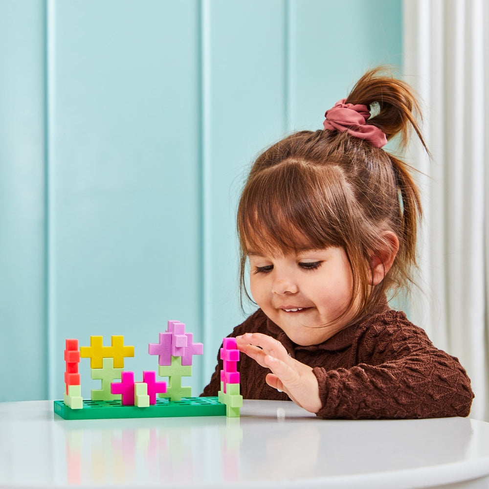 BIG - ACTIVITÉ  - FLEURS - 100pcs PLUS PLUS