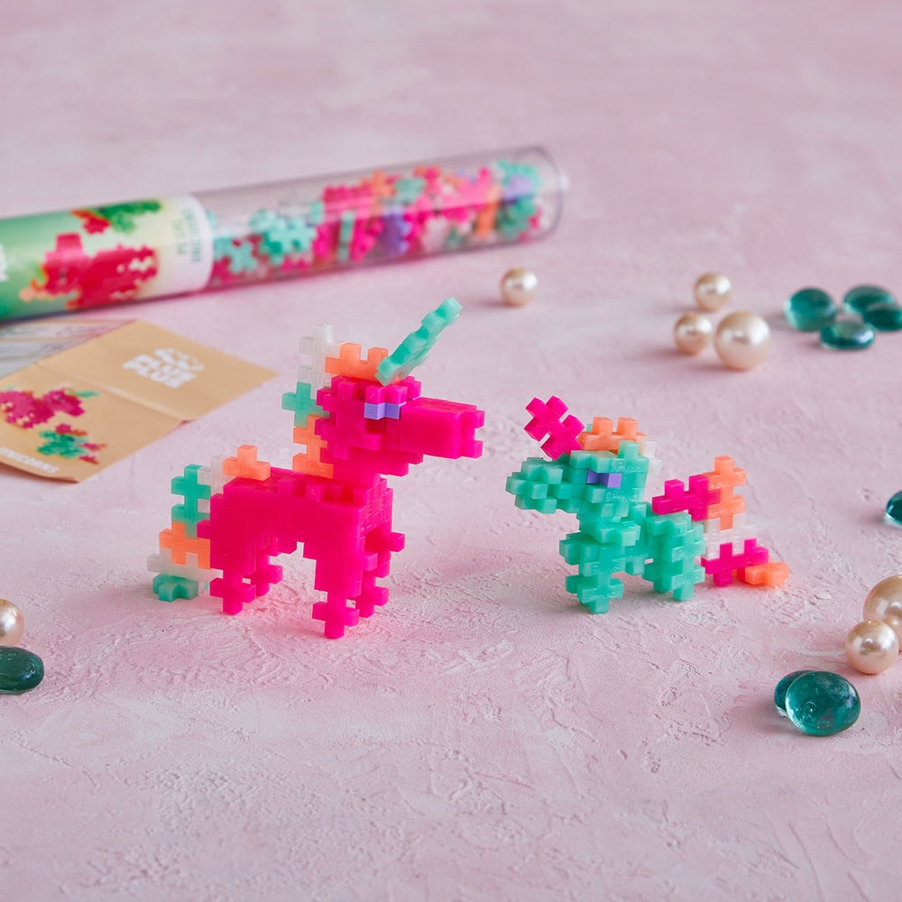 TUBE - LICORNES PERLÉES - 100pcs PLUS PLUS