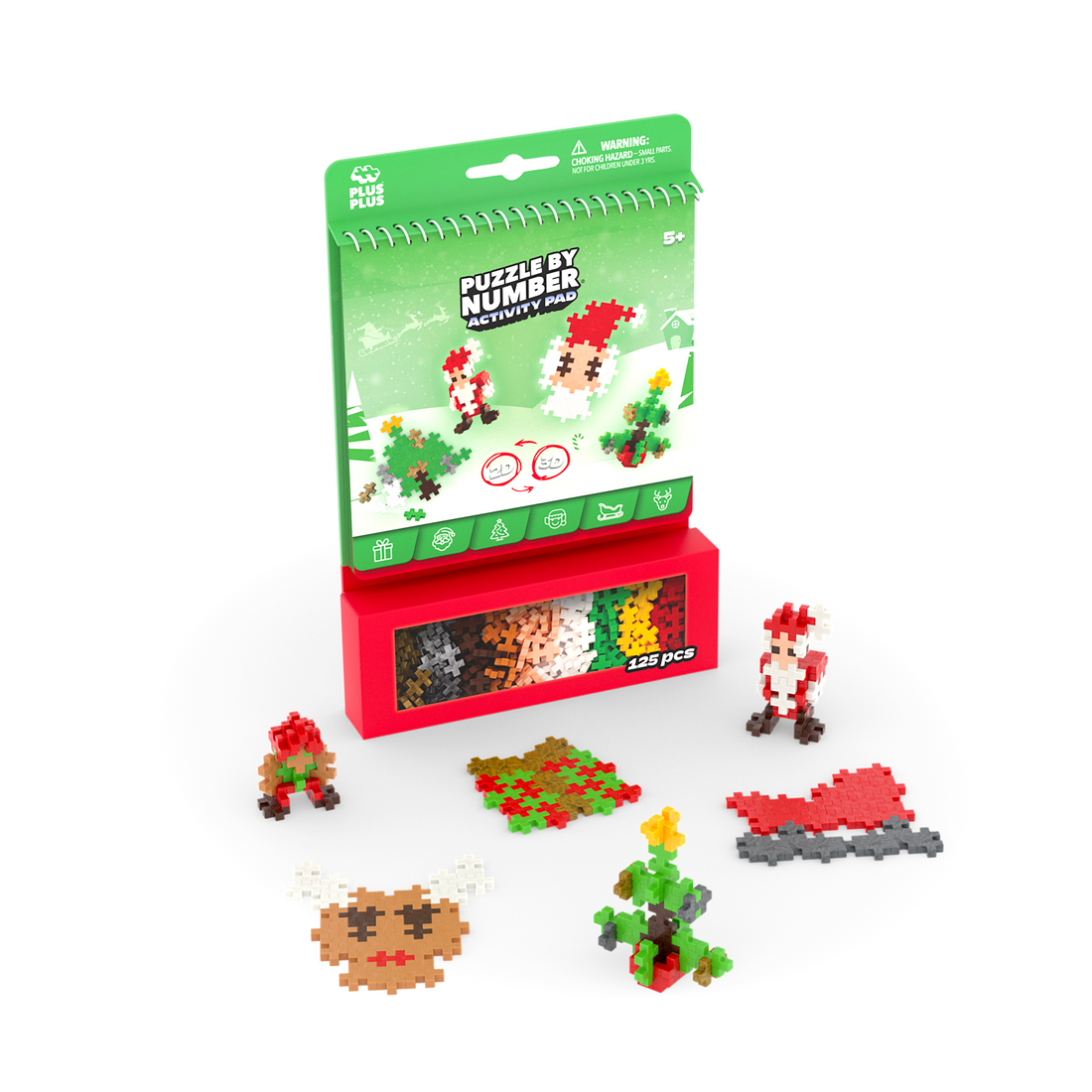 PUZZLE BY NUMBER - NOËL  - 125 PIÈCES