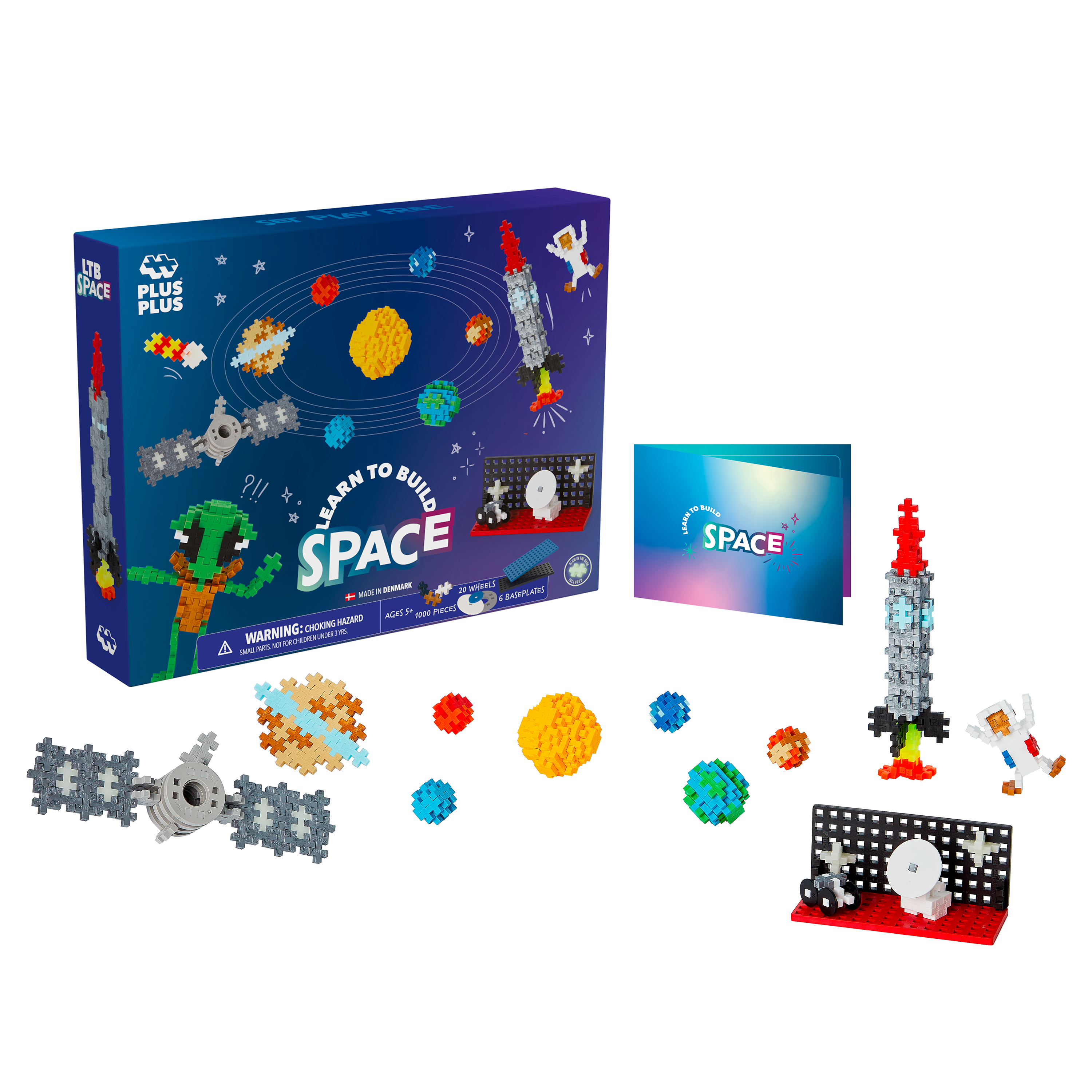 LEARN TO BUILD - SUPER SET SPATIAL - 1000 PIÈCES