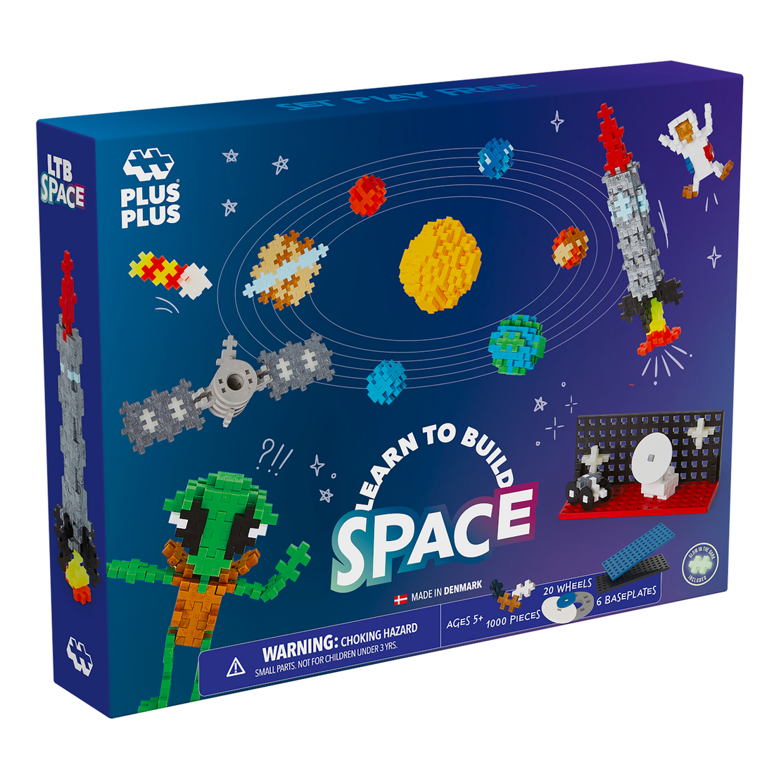 LEARN TO BUILD - SUPER SET SPATIAL - 1000 PIÈCES