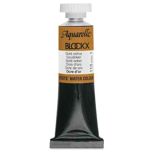 Aquarelle Ocre Doré - Tube 15Ml BLOCKX
