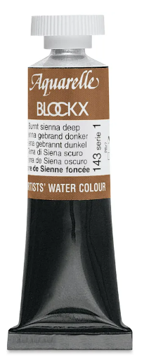 Aquarelle Terre de Sienne Brûlée Profonde - Tube 15Ml BLOCKX