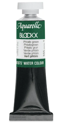 Aquarelle Vert Phtalo - Tube 15Ml BLOCKX