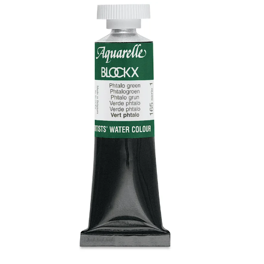 Aquarelle Vert Phtalo - Tube 15Ml BLOCKX