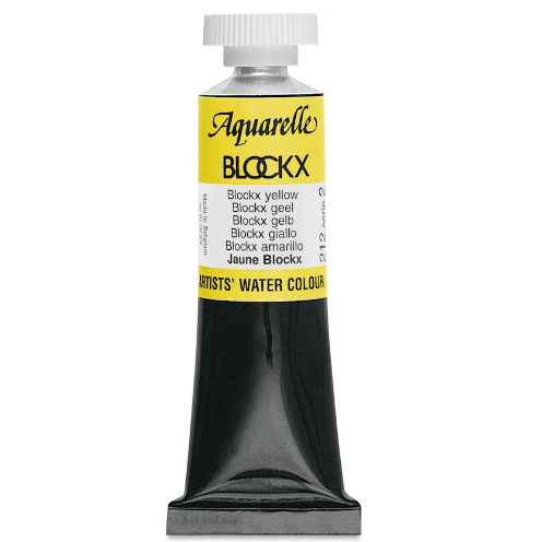 Aquarelle Agrafé Jaune - Tube 15Ml BLOCKX