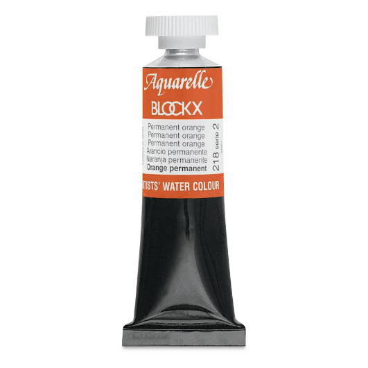 Aquarelle Permanente Orange - Tube 15Ml BLOCKX