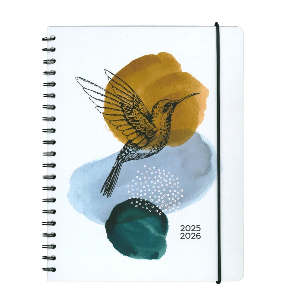 AGENDA ACADÉMIQUE 2025-2026- LARGE 1S/2P- COLIBRI PBI AGENDA