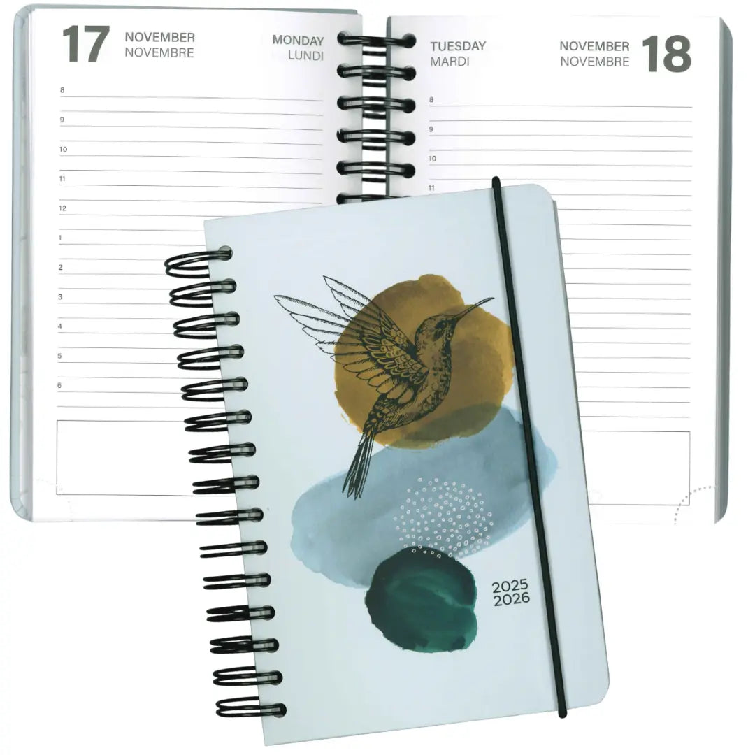 AGENDA ACADÉMIQUE 2025-2026- PETIT 1J/1P- COLIBRI PBI AGENDA