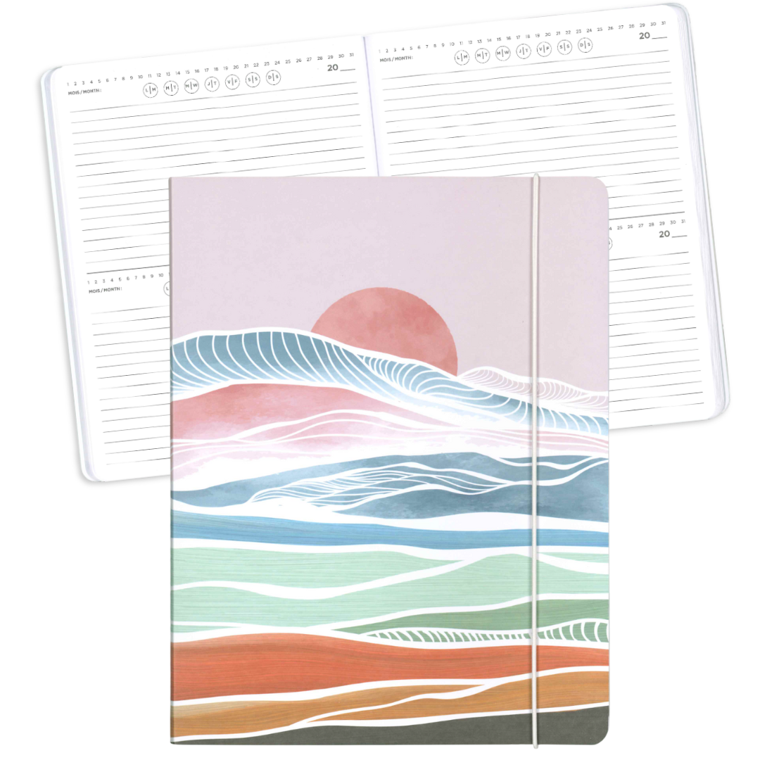AGENDA LIBRE - COUCHER DE SOLEIL PBI LIVRES NOTES