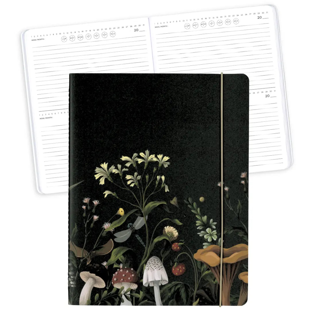 AGENDA LIBRE - CHAMPIGNONS ET FLEURS PBI LIVRES NOTES
