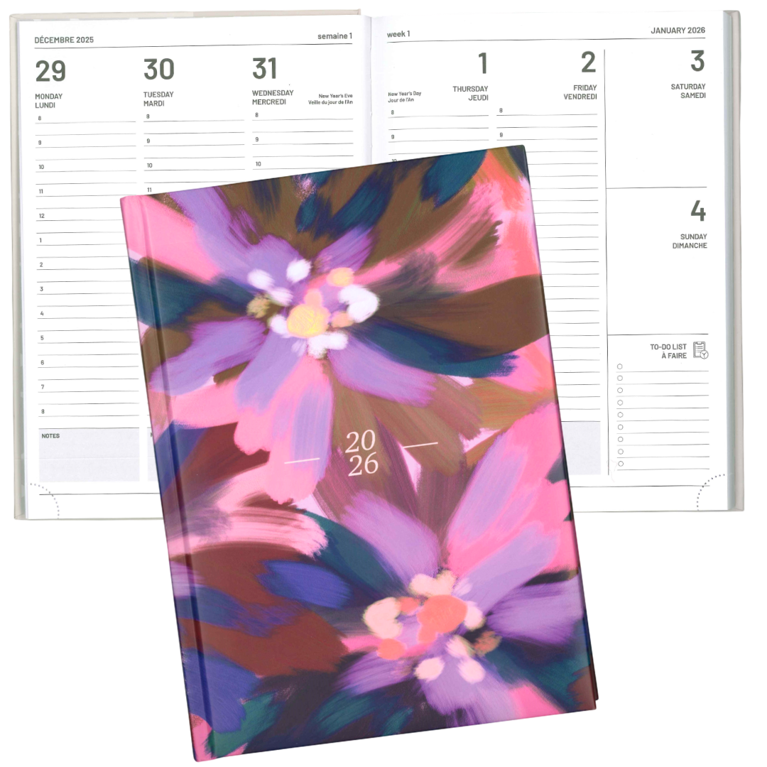 AGENDA ANNUEL 2026 - FLEURS FASHION PBI AGENDA