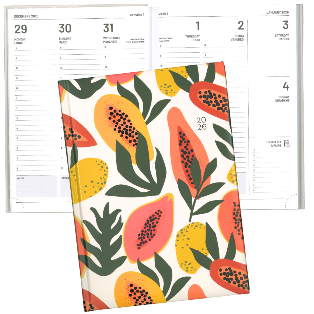 AGENDA ANNUEL 2026 - PAPAYE PBI AGENDA